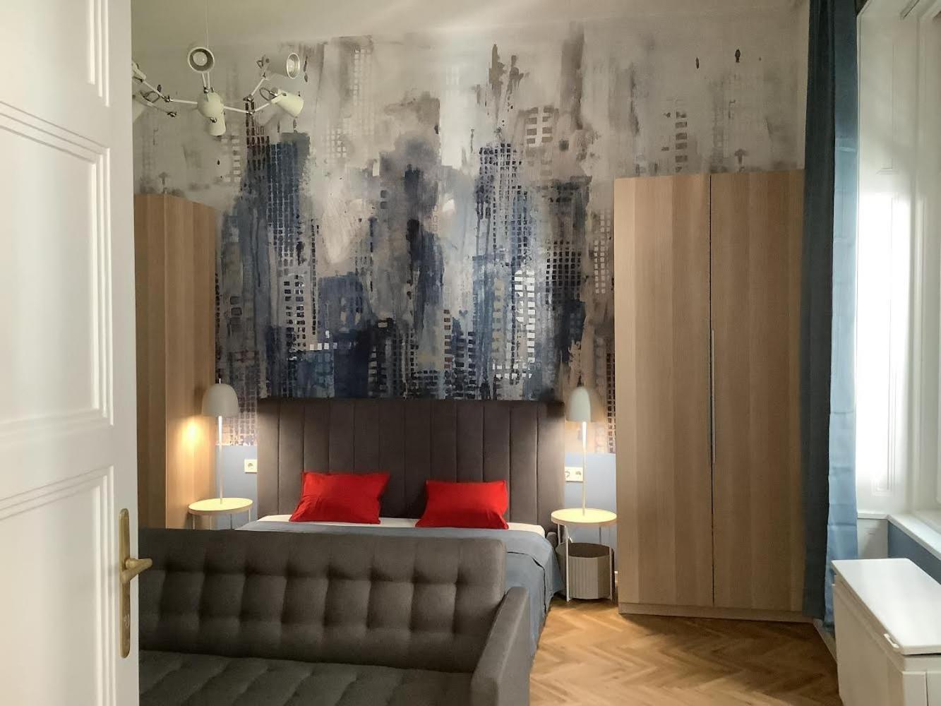 Designer Downtown Apartment Boedapest Buitenkant foto